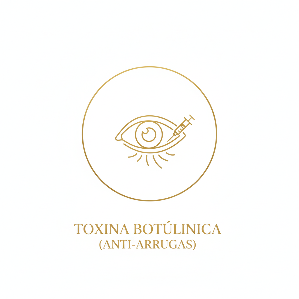 Icono de tratamiento con toxina butolinica